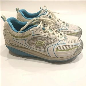 Sketchers Shape Ups Walking Toning Shoes Size 8.5